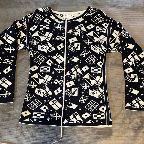 Vintage Nautical Flag Sweater - JH Collectibles - Picture 5 of 5